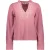 Only Onlemma ls detail v-neck top wvn cs fuchsia