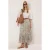 Trendyol Modest Dames Meerkleurig Dierenprint Maxi Uitlopend rok A-lijn Modest Rokken