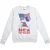 Disney Dames mickey mouse usa sweatshirt