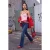 TRENDYOLMİLLA Dames Blauw Effen Flared Lage taille Jeans