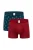 A-dam Boxershorts ‘Sunnies’  navy / aqua / geel / bloedrood