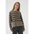 Kaffe gestreepte pullover bruin