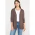 Cecil Dames Vest met knoopsluiting in Bruin