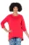 Angel of Style Shirt  neonrood / zwart