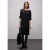Street One Dames Jersey jurk in Zwart