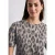 Street One Dames Shirt in burnout-look met print in Beige