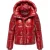 Marikoo dames gewatteerde winterjas Skyraa met capuchon & glanzend design