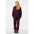 PIECES joggingbroek PCRISSO donkerrood