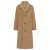 Maura by Claudia Strater reversible jas met suèdelook details – camel