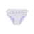 Little Dutch zwembroekje Dreamy Stripes met ruches lila/wit