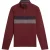 Ted Baker Heren Quarter Zip Fleece Top (Ossenbloed)