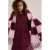 WE Fashion geruite sjaal – donkerrood/lichtroze