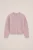 WE Fashion – Meisjes vest van wolmix – Regular fit – Mauve –