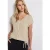 Street One Dames Shirt met trekkoord in Beige