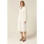 Oltre Long Double-breasted Coat White