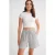 Hoge Taille Gestreepte Wijde Pantalonshorts