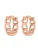 Heideman Oorbellen ‘Smily’  rose-goud