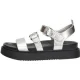 Tamaris – Sandalen Plat Zilver