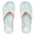 Reef Kids Ahi teenslippers blauw/koraal