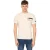 Duck and Cover Heren Tatick Geborsteld Katoenen T-Shirt (Licht Steen)