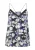 QS Blouse  blauw / pink / zwart / wit