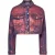 AmyLynn Dames Metallic Spijkerjack (Rood)