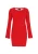faina Gebreide jurk  rood