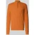 FYNCH-HATTON Slim fit gebreide pullover van mix van katoen en wol