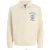 Jack & Jones Jprbluaiden half zip sweat ecru