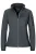 HAKRO Regular Fit Dames Softshell Jas donkergrijs, Effen