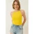 Fitted Katoenen Blenden Halter Nek Cami Top