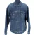 Balenciaga ‘Jij Bent De Wereld’ Geborduurde Spijkerjacket in Blauwe Katoen