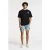 Shiwi Finn Relaxed T-shirt Sketched Flowers Black