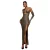 Leren jurk voor dames Goddiva Maxi