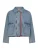 Amber & June Tussenjas  blauw denim