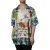 Wijn Print Zijden Shirt