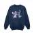 Disney Meisjes Lilo & Stitch Kusjes Sweatshirt (Marineblauw)