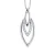 FLAME Ketting Diamonds 0.050 Cts White Gold