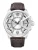 POLICE Analoog horloge ‘Underlined’  bruin / zilver