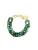 Cheeky Chain Munich Armband ‘Kelly’  goud / donkergroen