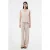 Modström wide leg regular waist broek beige