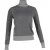 Joseph metallic coltrui van grijze wol