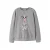 NAME IT KIDS sweater met print – grijs