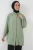 Oversized Lange Mouwen Knopen Blouse met Kraag