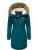 Ragwear Winterparka ‘Tawny’  donkergroen