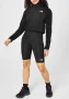 The North Face Womens 100 Glacier Cropped ¼ Zip Fleece in Zwart