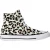 Converse Klassieke hoge platte sneakers met luipaardprint voor dames (Luipaard)