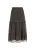 Dreimaster Maxi rok Dames zwart en wit