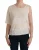 Costume National Beigekleurige Asymmetrische Top Blouse