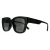Gucci Square Heren Zwart met Havana Grijs GG1670SK